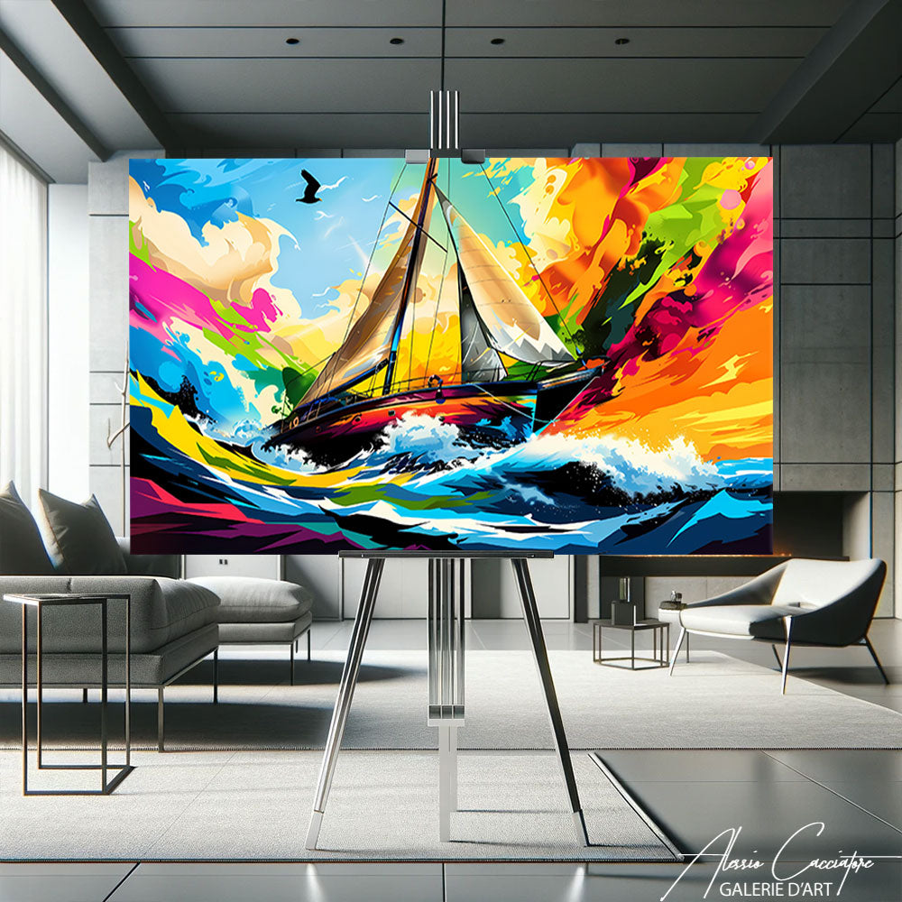 tableau voilier moderne
