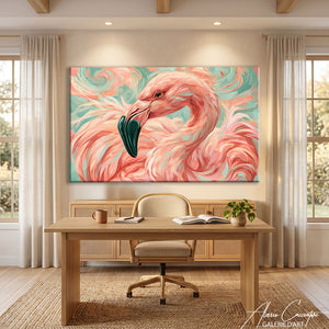 Tableau Flamant Rose Tableau