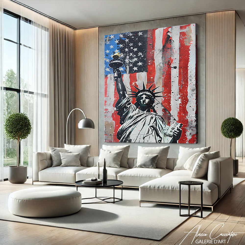 Tableau de New York la Nuit
