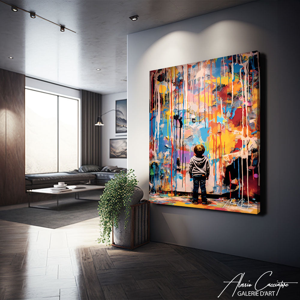 tableau street art decoration