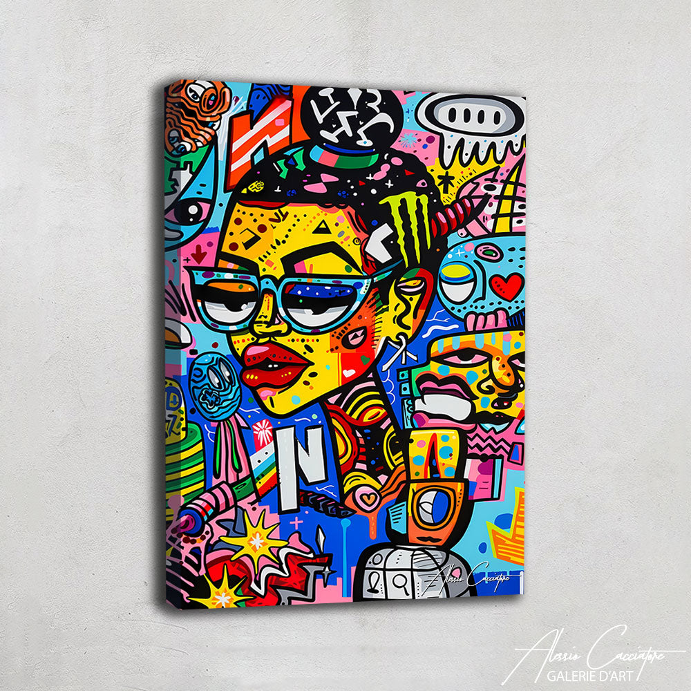 Tableau Coloré Street Art