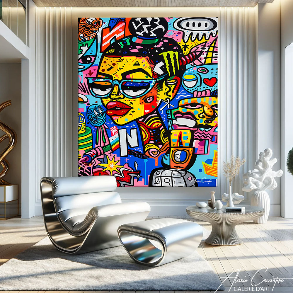 Tableau Mural Street Art