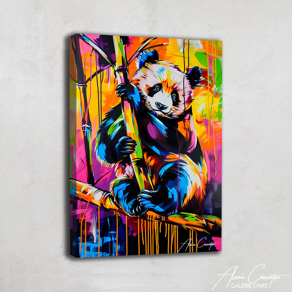 tableau panda pop art