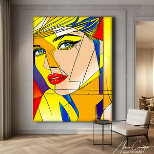 Portrait Tableau Pop Art