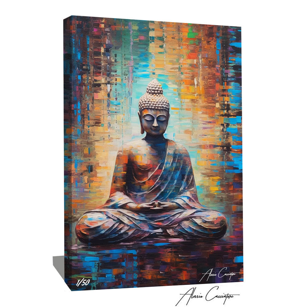 tableau bouddha