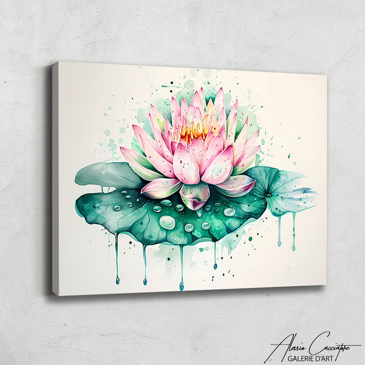 Tableau zen fleur de lotus