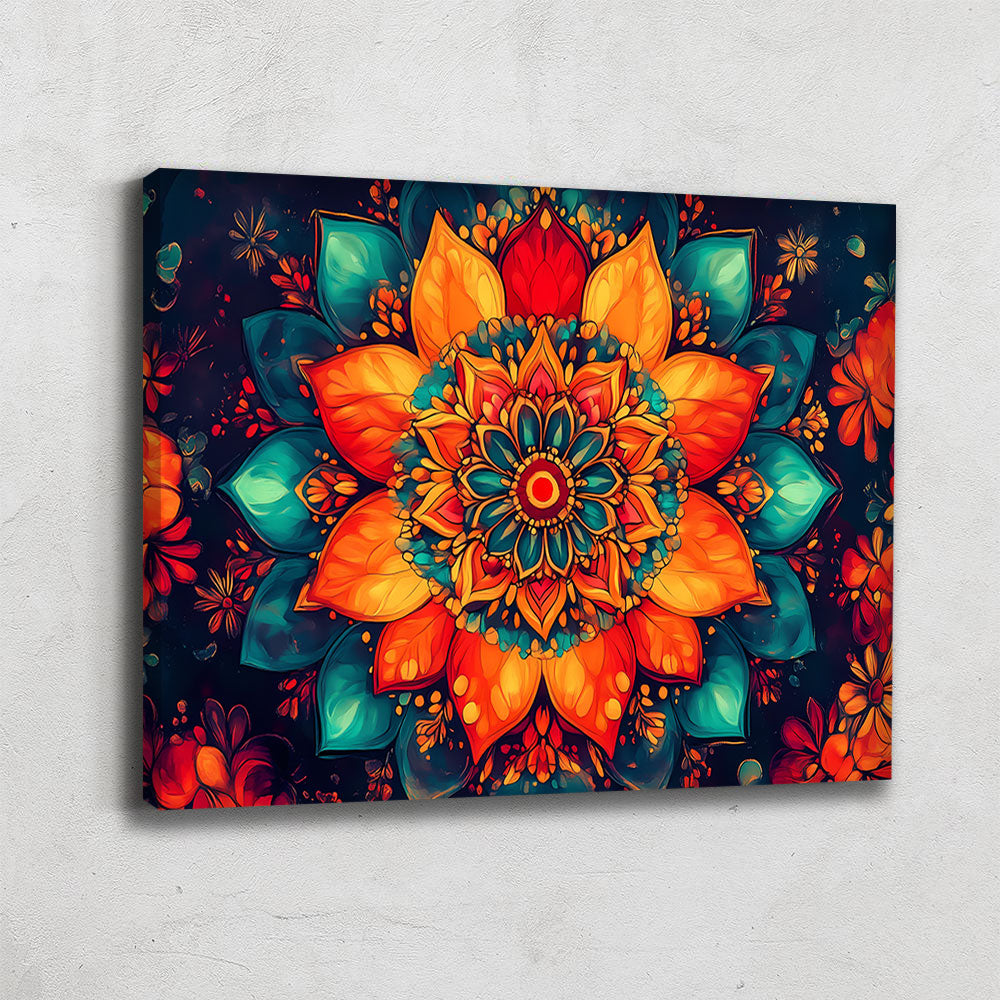 Tableau Mandala Coloré