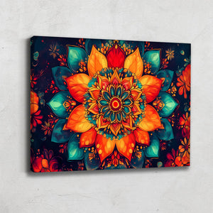 Tableau Mandala Coloré