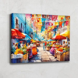 TABLEAU MEXIQUE COLORÉ