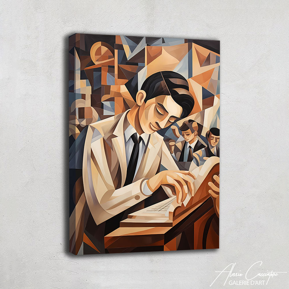 peinture cubiste contemporaine