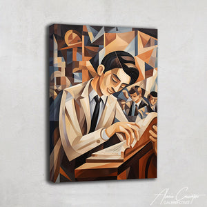 peinture cubiste contemporaine