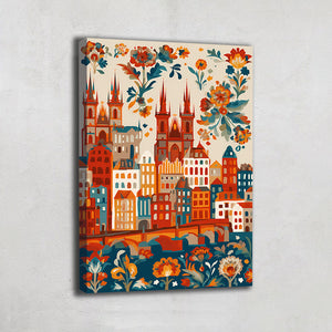 TABLEAU VILLE SCANDINAVE