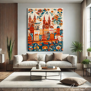 TABLEAU VILLE SCANDINAVE
