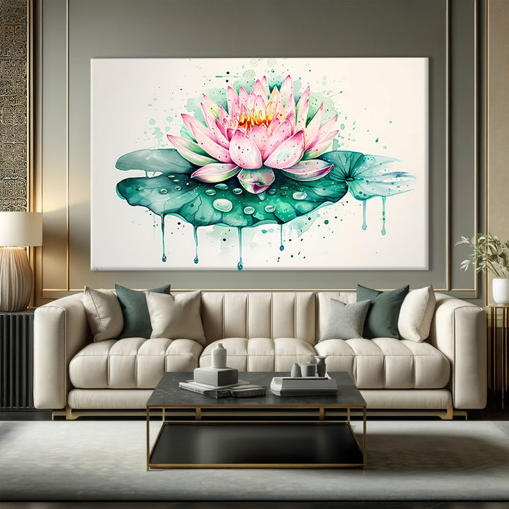 Tableau zen fleur de lotus