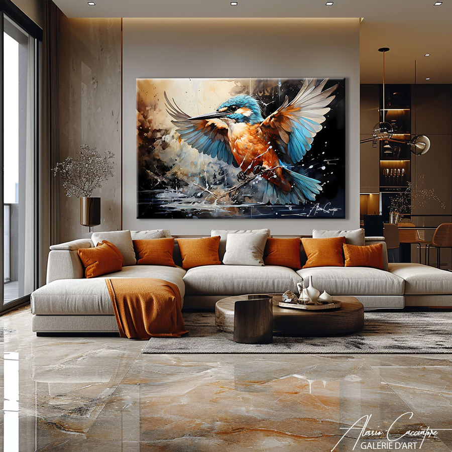 Tableau Oiseau Bébé – mise en situation