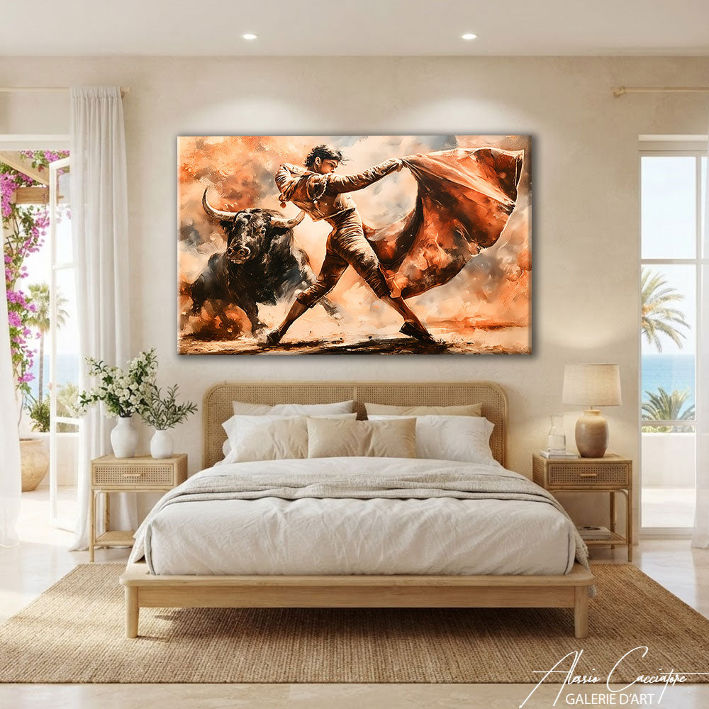 Toile Sur La Corrida