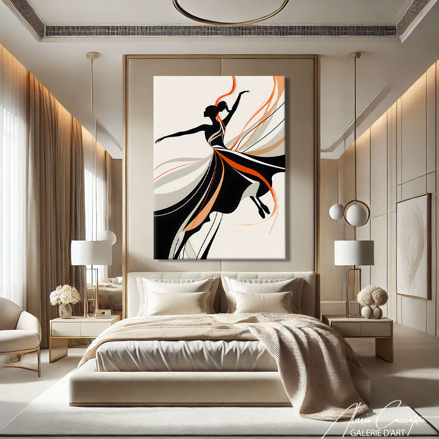 Peinture Abstraite Minimaliste – mise en situation