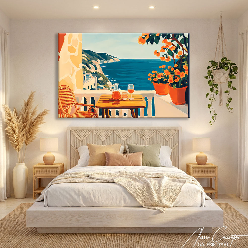 Toile Paysages Méditerranéens Peinture
