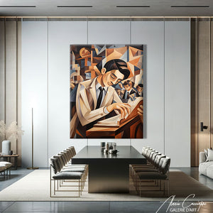 peinture cubiste contemporaine