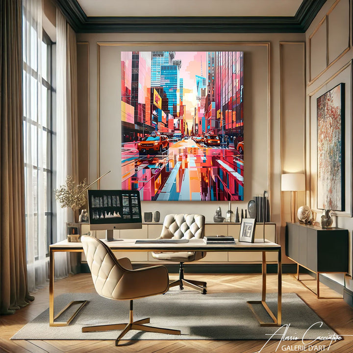 Tableau New York Couleur
