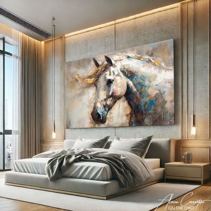 TABLEAU CHEVAL BLANC