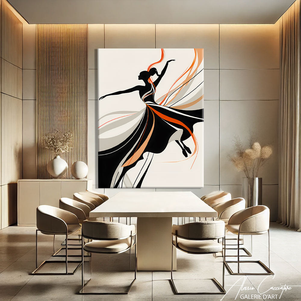 Tableau femme minimaliste

