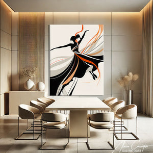 Tableau femme minimaliste

