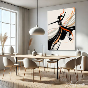 Peinture minimaliste femme

