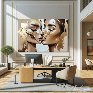 Peinture Couple d’Amoureux
