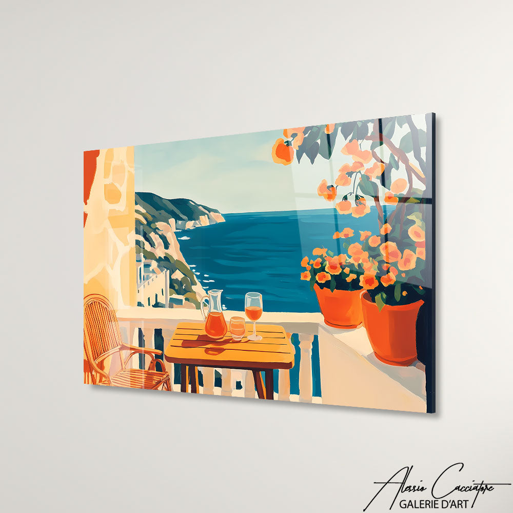 Art Mural Paysages Méditerranéens Peinture