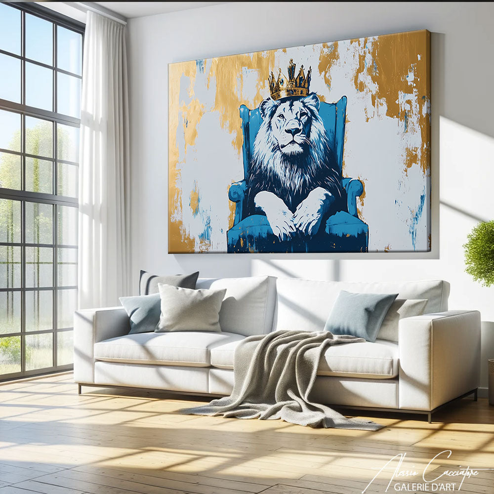 Tableau Lion Moderne