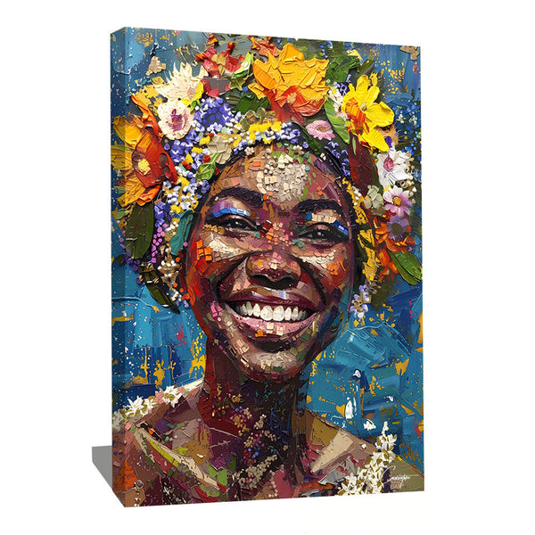 tableau femme africaine