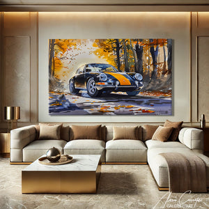 Tableau Peinture Porsche
