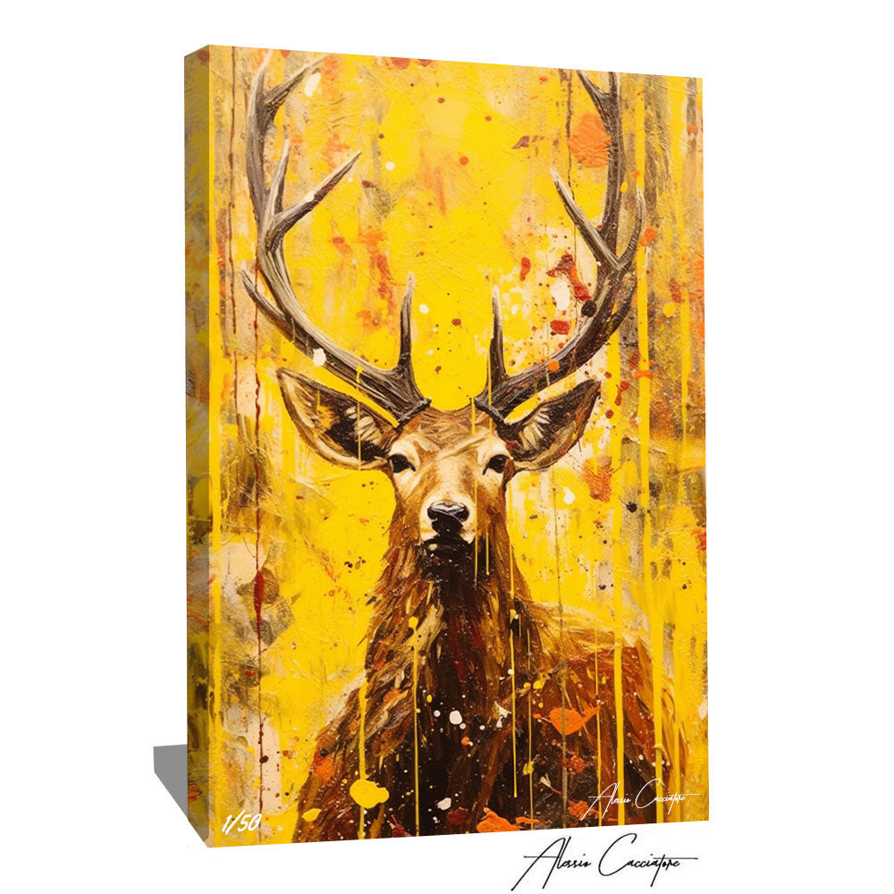 tableau cerf