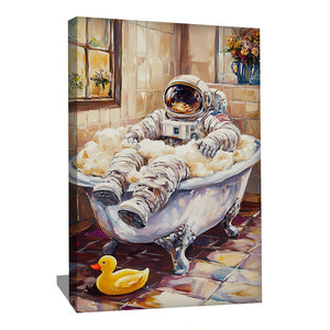 TABLEAU SALLE DE BAIN ASTRONAUTE