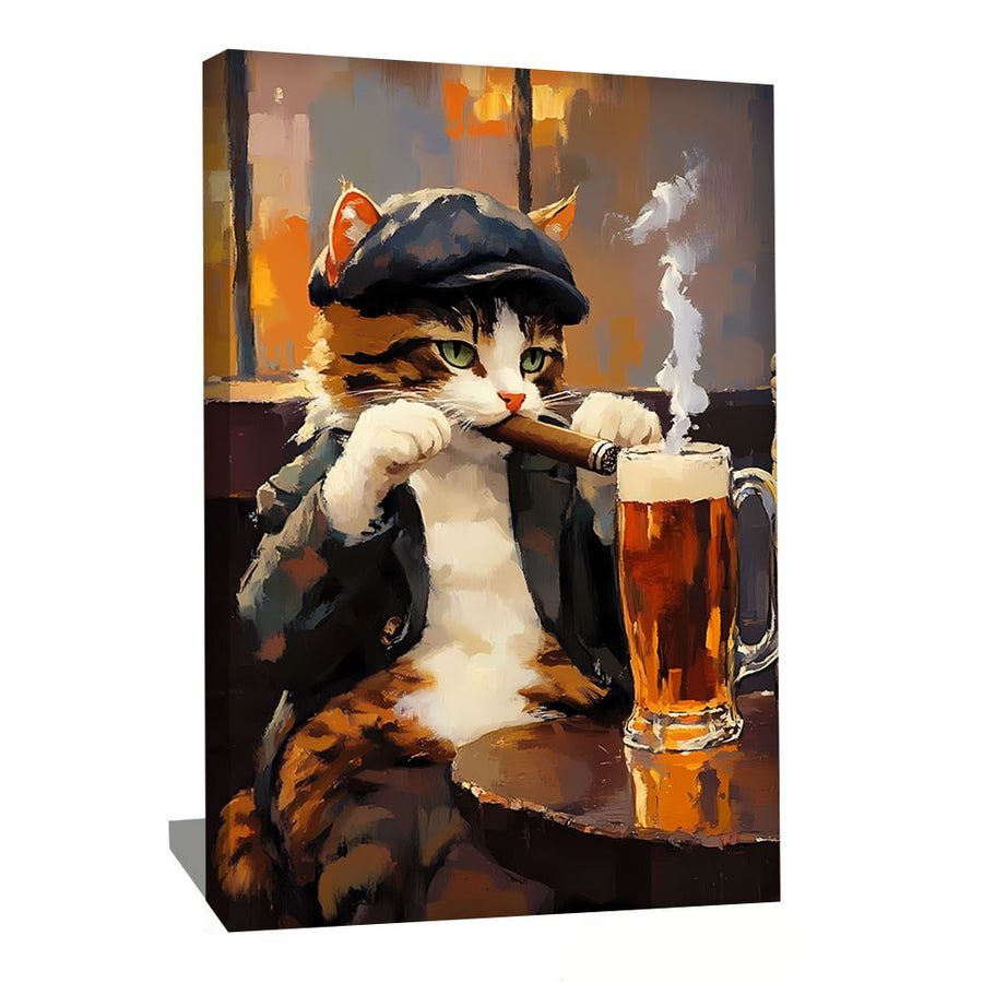 TABLEAU CHAT RIGOLO