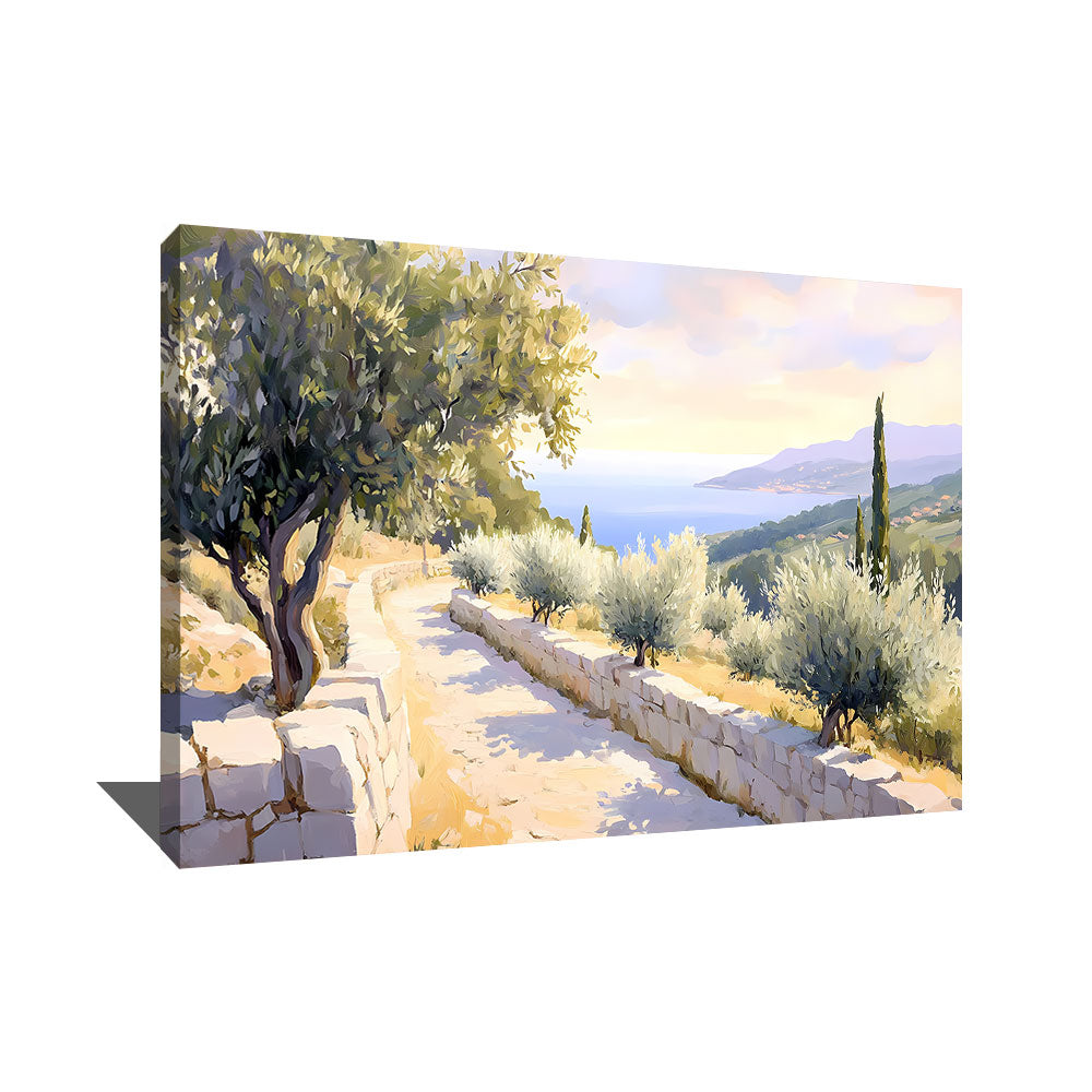 Peinture Paysage Méditerranéen