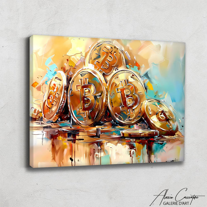 Peinture Bitcoin