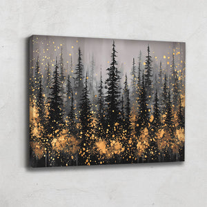 TABLEAU FORÊT BRUMEUSE