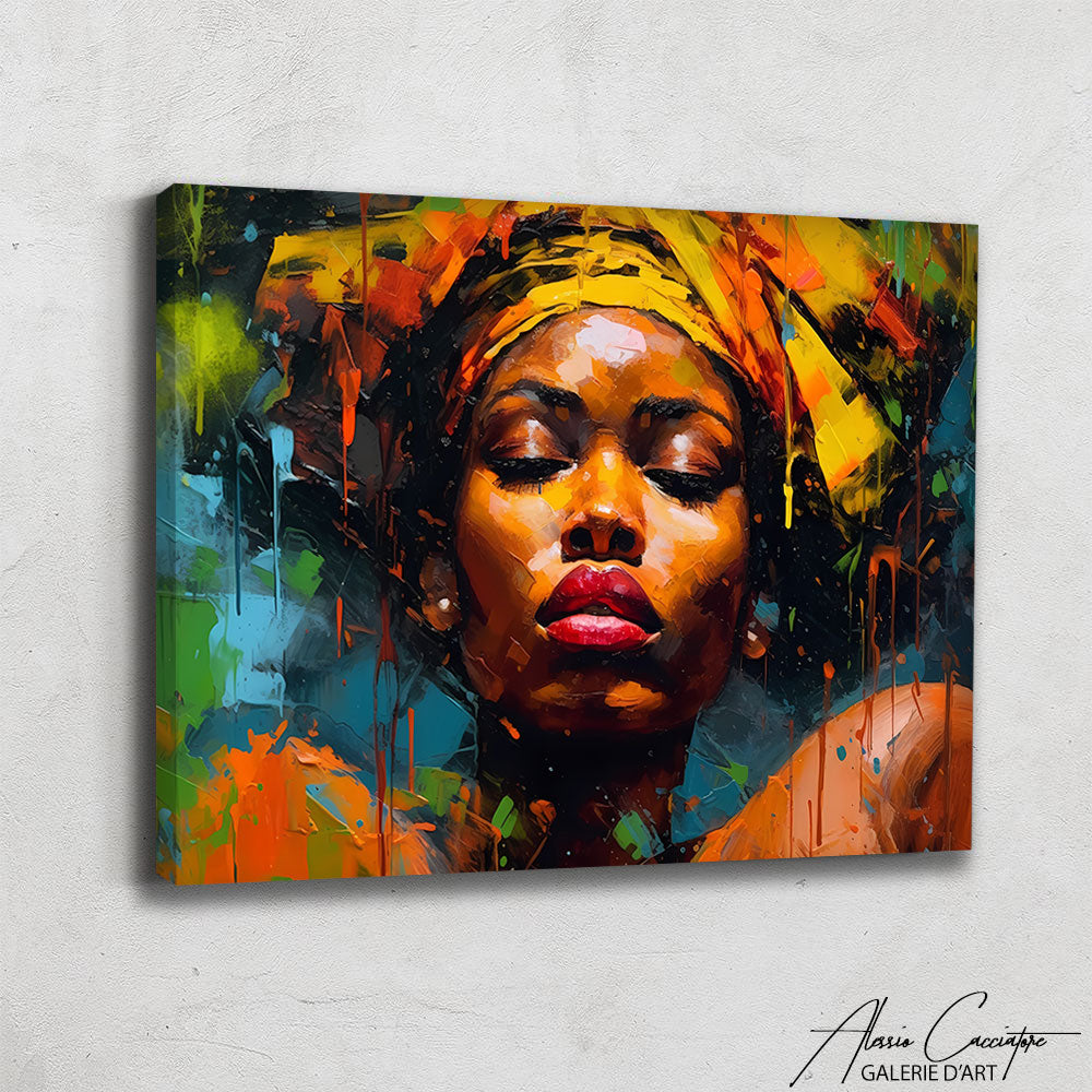 Tableau Maman Africaine