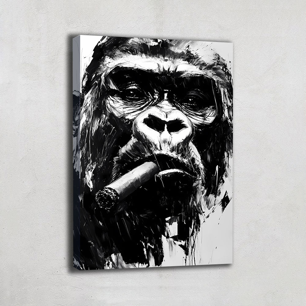 Tableau Cigare Gorille