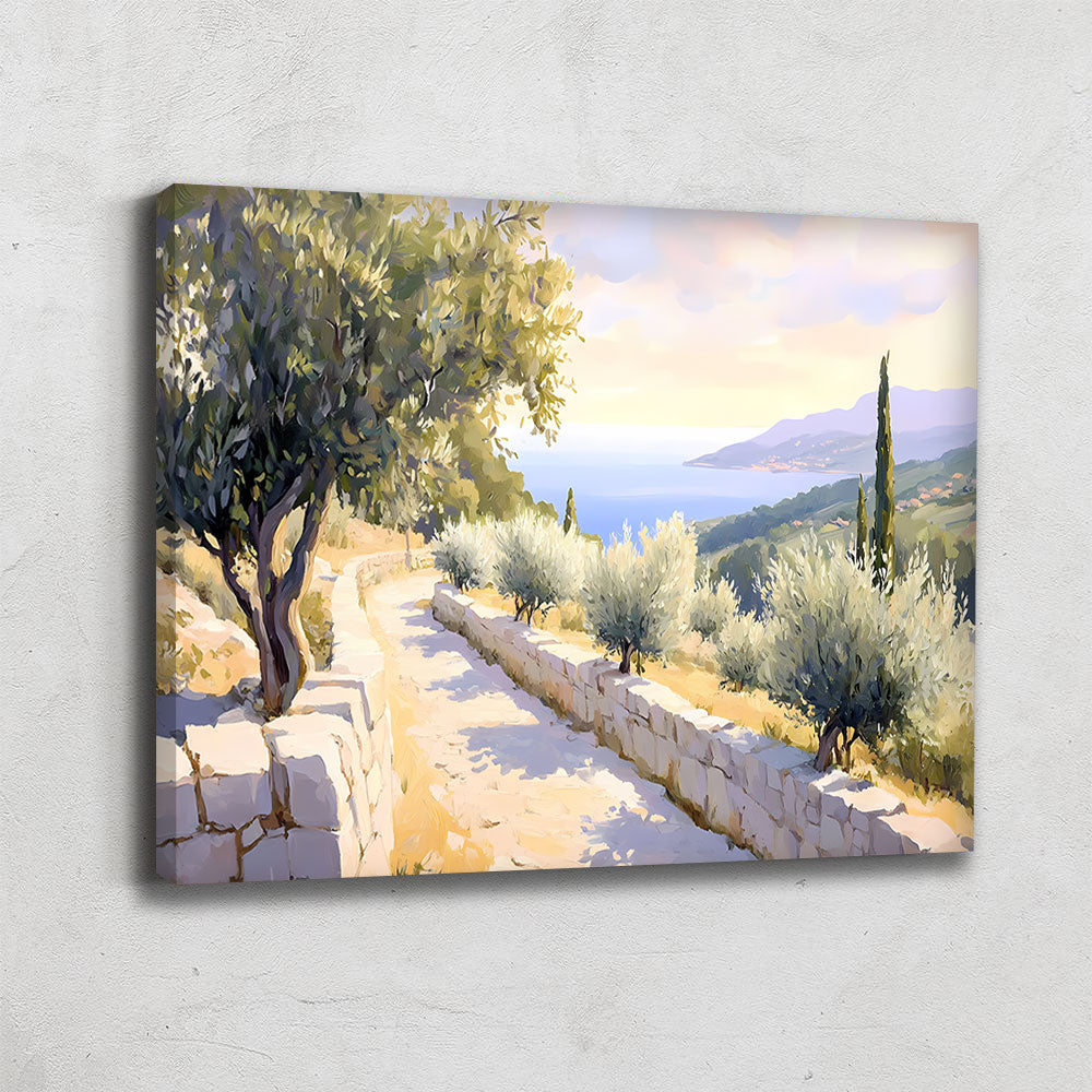 Peinture Paysage Méditerranéen