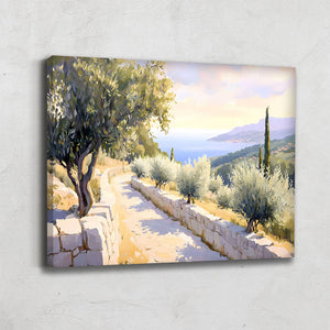 Peinture Paysage Méditerranéen