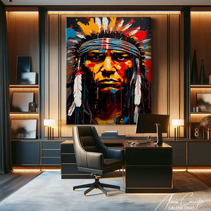 Tableau Poster Amérindien 