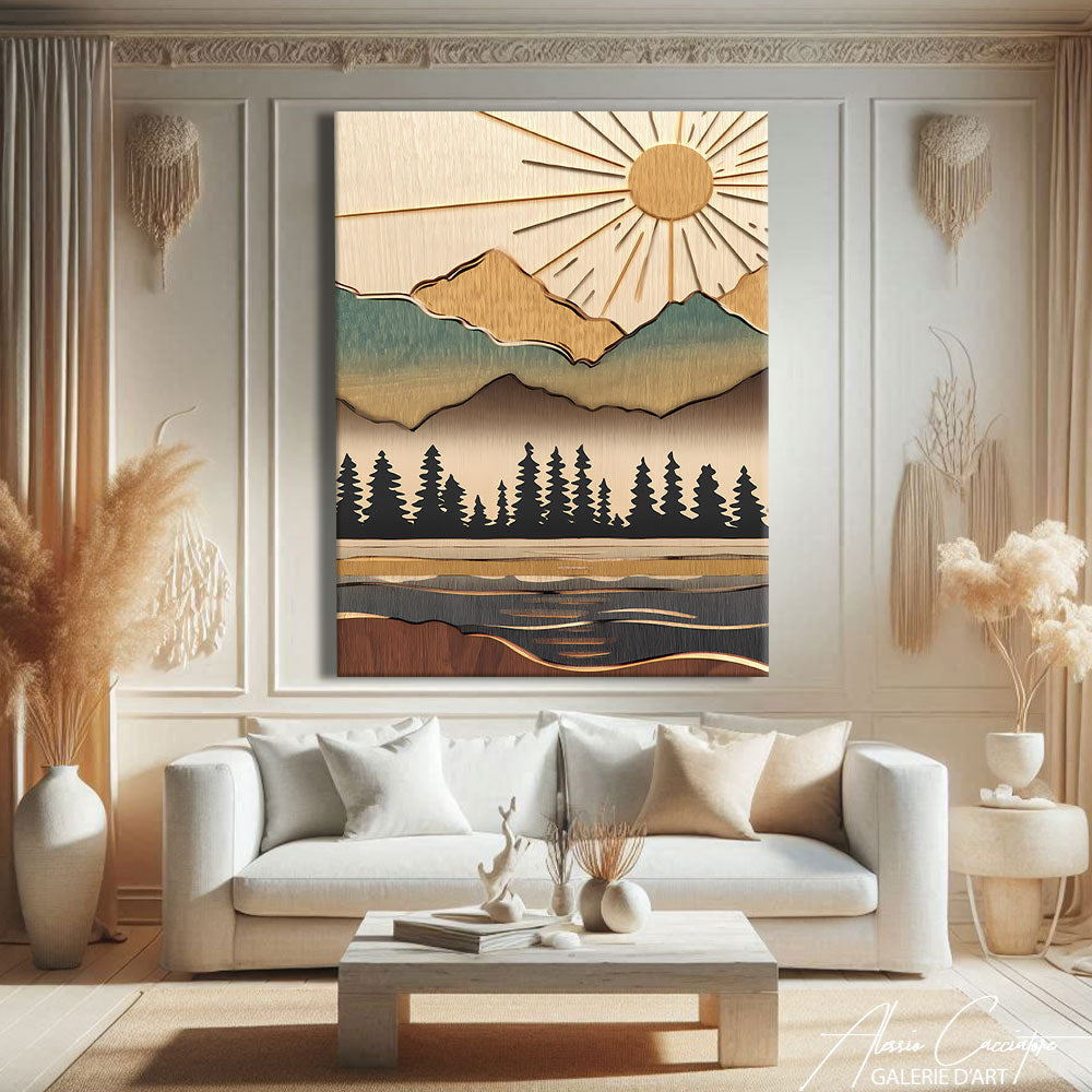 tableau montagne