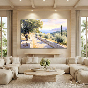 Toile Paysage Méditerranéen