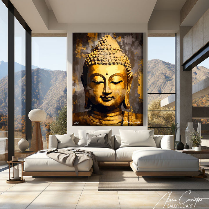 Tableau Ancien Bouddha