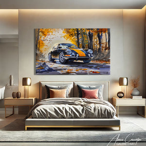 Tableau Peinture Porsche
