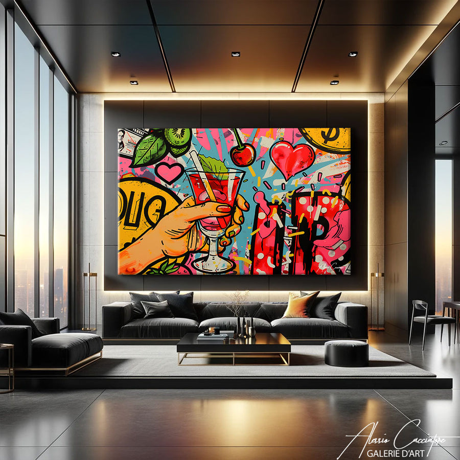 Grand Tableau Coloré – mise en situation