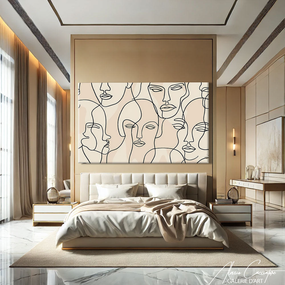 Peinture minimaliste moderne

